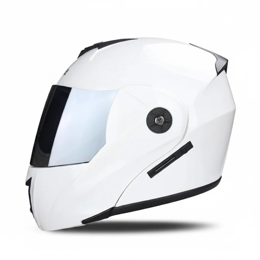 Modułowy kask motocyklowy z podwójną szybą, certyfikowany DOT | Fioriscas