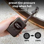 Přenosná mini pumpa na kolo 150 PSI pro MTB a venkovní použití - Fioriscas