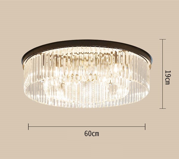 Liora K9-krystalpendel, konvertibel lysekrone og loftslampe