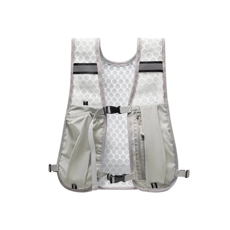 Bolsa peitoral refletora para armazenamento durante corrida e ciclismo | Fioriscas