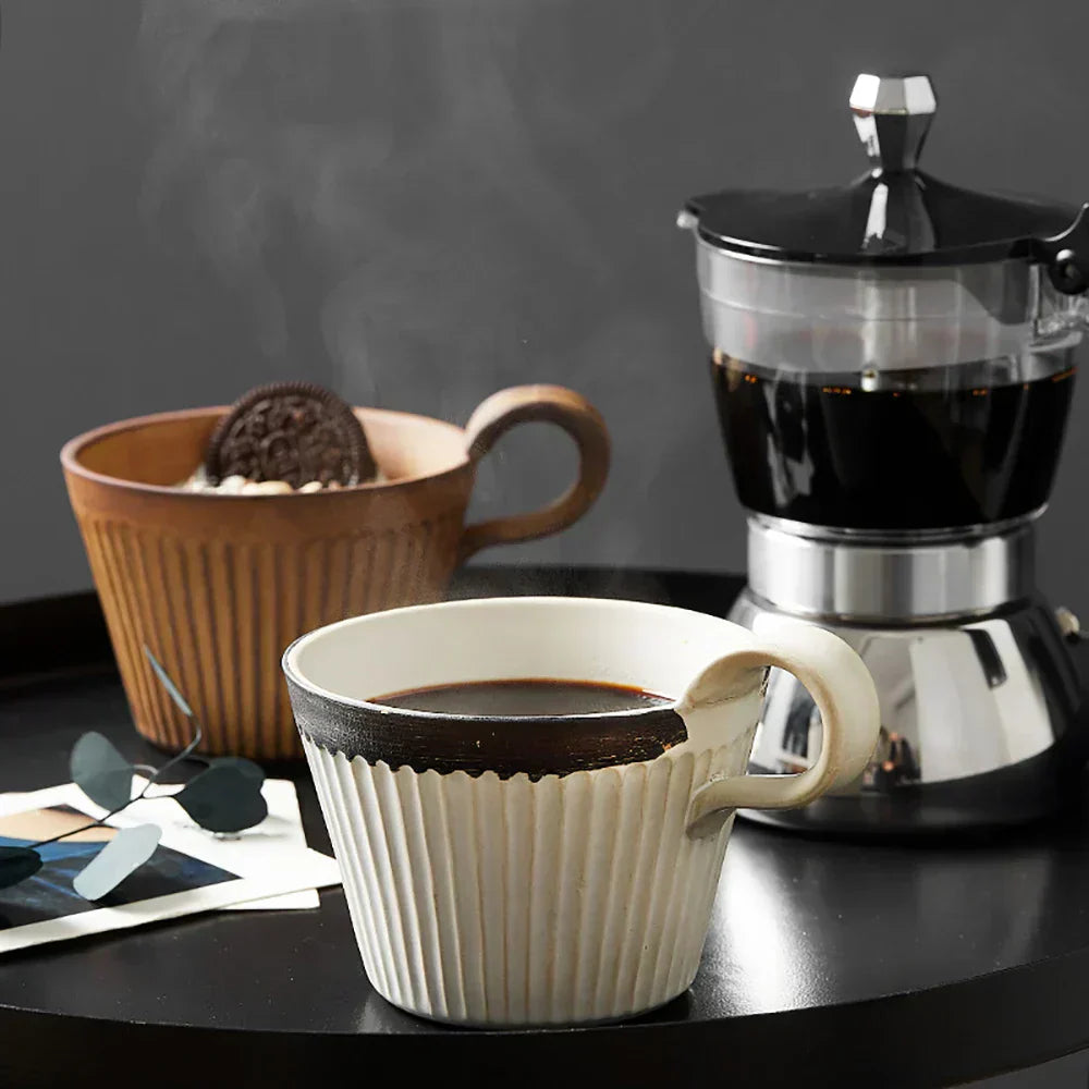 Hearthside Handmade Ceramic Mugs for Everyday Coffee & Tea