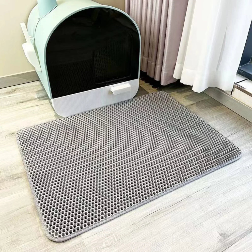 Tapete para areia Ultra-Shield de camada dupla, impermeável e resistente, para proteção do chão contra animais de estimação | Fioriscas