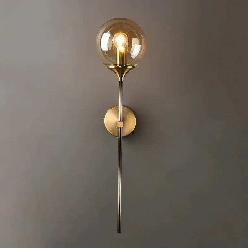 Vägglampa i pläterad metall, Maren-kollektionen, 10 ytbehandlingar