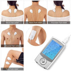 Estimulador muscular TENS EMS com 16 modos e 10 níveis de intensidade para relaxamento | Fioriscas