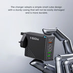 160W USB-C Wall Charger, Six-Port Fast Charging Power Hub
