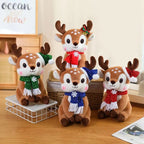 Charmante poupée de Noël en peluche au design de dessin animé - Fioriscas