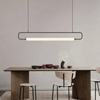 Lámpara colgante LED Lunara de metal pintado, dorado o negro