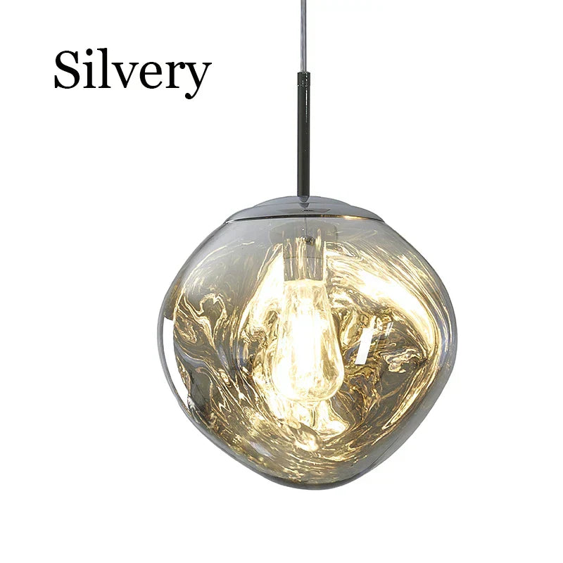Závěsné svítidlo Lava-Glow s LED, v retro stylu