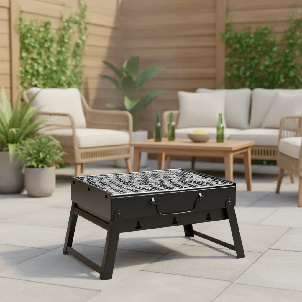 Kompakt utomhusgrill för resor och camping - Fioriscas