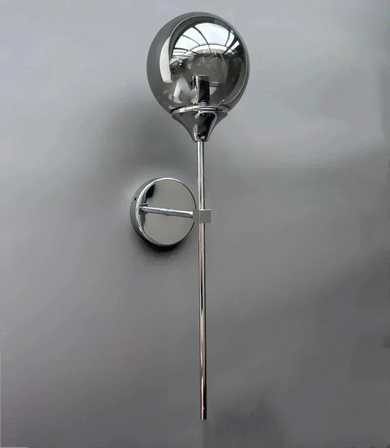 Vägglampa i pläterad metall, Maren-kollektionen, 10 ytbehandlingar