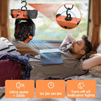 Ventilador portátil recargable para camping con batería externa LED de 20000mAh | Fioriscas