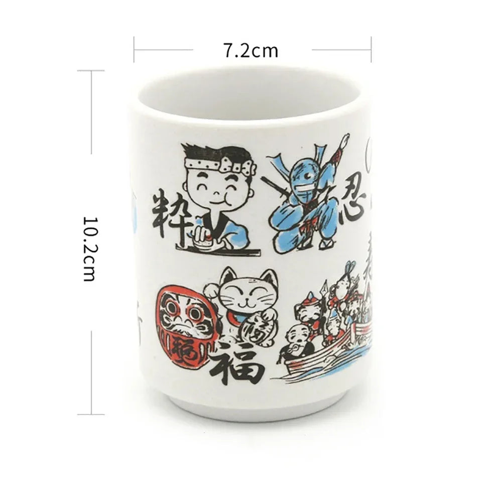 Kiyomi Hand-Painted Japanese Teacups, Collector's Edition