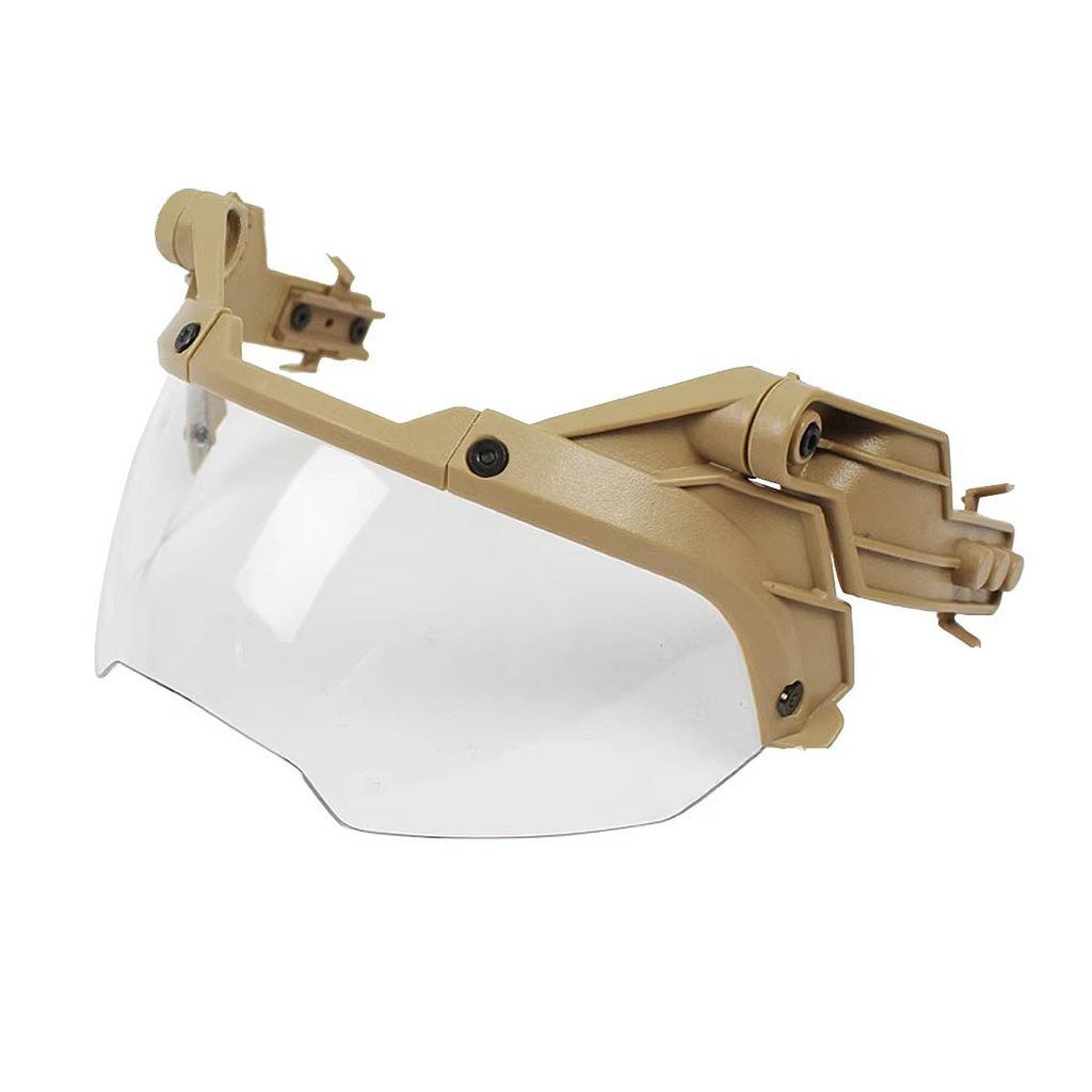 Adjustable Tactical Helmet with Anti-Fog Detachable Goggles