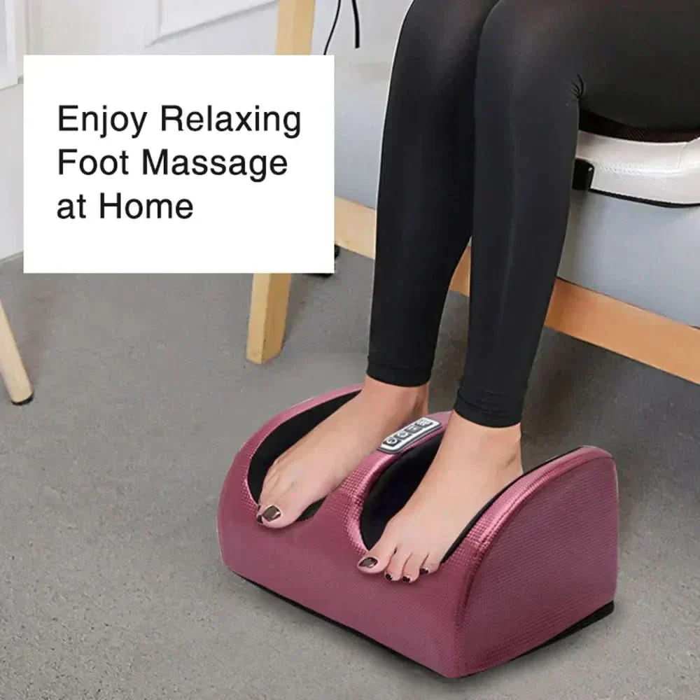Luxury Shiatsu foot massager with heat function | 12 3D massage balls & timer - Fioriscas