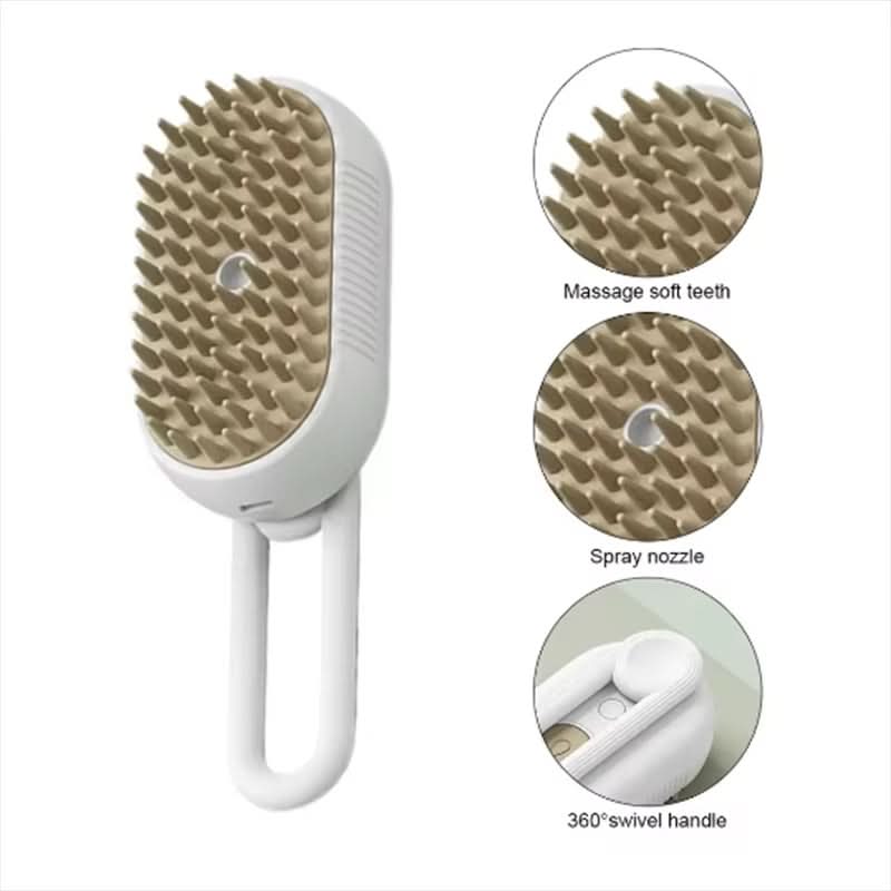 Steam comb for silky fur in dogs & cats - Fioriscas