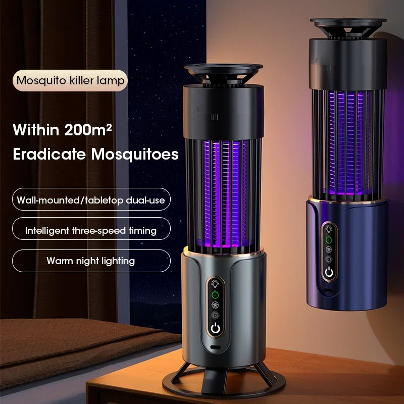 Camping Lantern and USB Bug Zapper, 2-in-1 Rechargeable Light