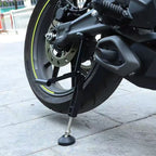 Suporte universal para roda de motociclo com altura ajustável e bloqueio automático | Fioriscas