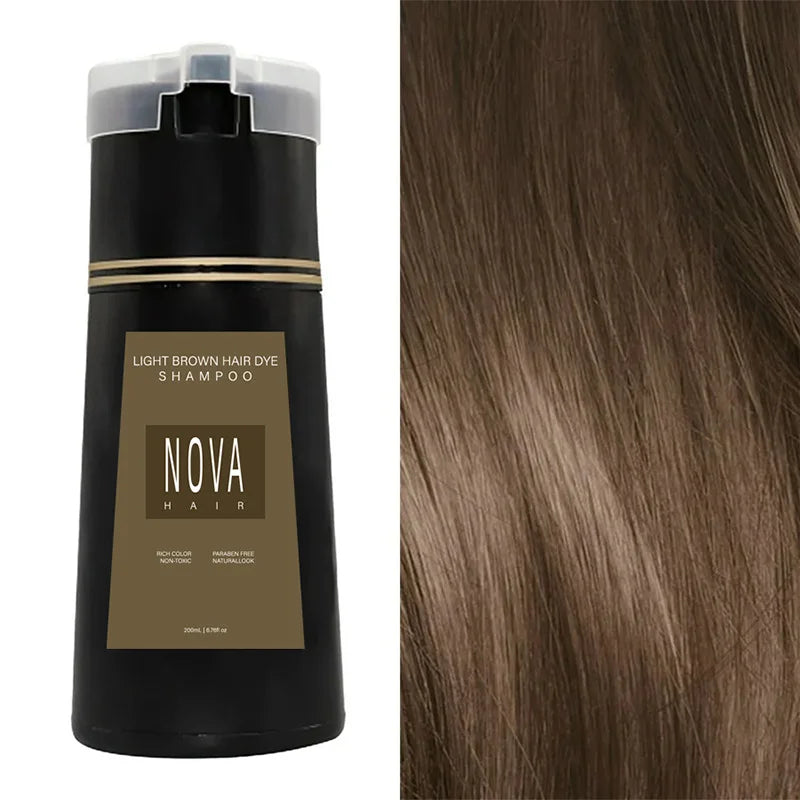 Champô botânico de coloração NovaHair em dez minutos para o cabelo | Fioriscas