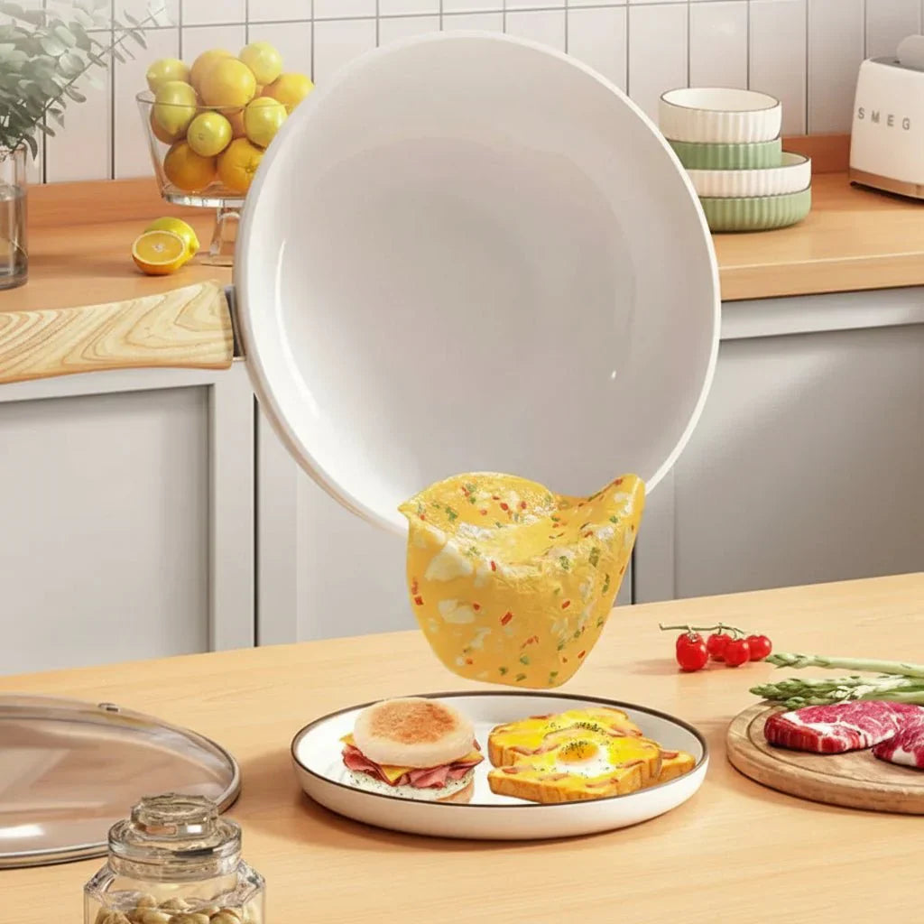 30 cm keramisk non-stick-stekpanna med djupt format för gas- och induktionsspisar - Fioriscas