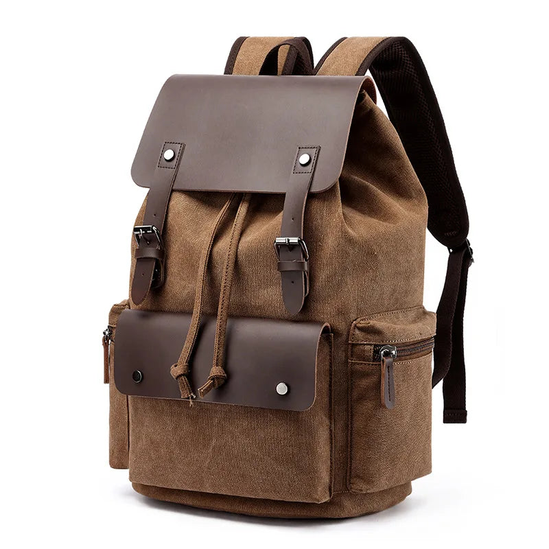 Batoh Ridgewell Vintage Canvas s kapsami proti krádeži, 20–35 l