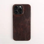 Ægte koskindslæder iPhone-etui, håndlavet, 5 farver