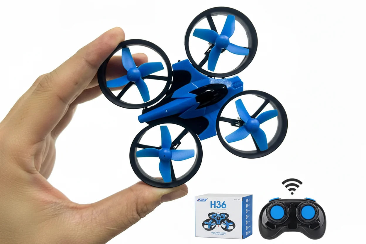 Mini-drone radiocommandé H36 avec loopings à 360° et mode sans tête | Fioriscas