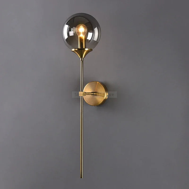 مصباح حائط LED بتصميم نوردِي وذراع طويل للقراءة بجانب السرير | فيوريشكا