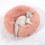 CozySphere-pehmoeläinten pyöreä peti kissoille ja koirille, liukumaton ja pestävä pohja