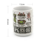 Kiyomi Hand-Painted Japanese Teacups, Collector's Edition