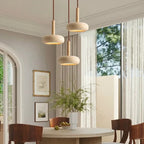Suspension LED en pierre travertin pour les espaces de vie modernes | Fioriscas
