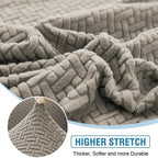 Elastisk jacquard-sofabetræk til sædehynder og beskyttelse hele vejen rundt - Fioriscas