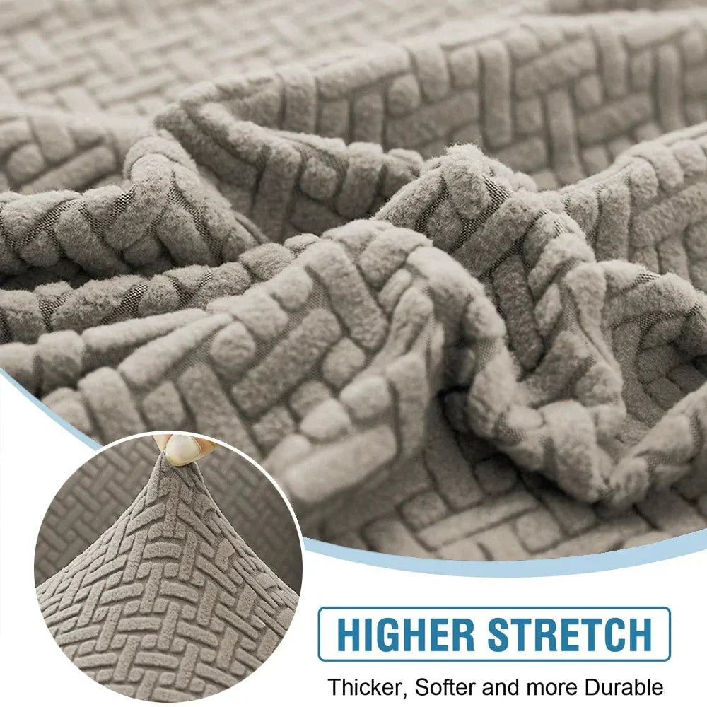 Elastisk jacquard-sofabetræk til sædehynder og beskyttelse hele vejen rundt - Fioriscas