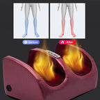 Luxury Shiatsu foot massager with heat function | 12 3D massage balls & timer - Fioriscas