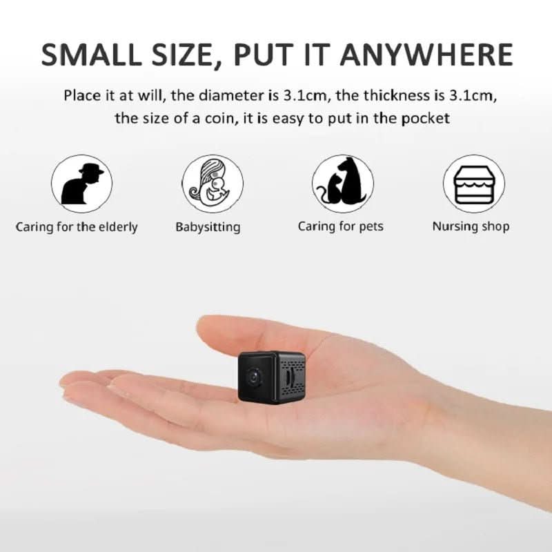 Wireless 1080P mini security camera with app control - Fioriscas