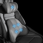 Elektrisch nek- en lendensteunkussen voor auto & kantoor - Fioriscas