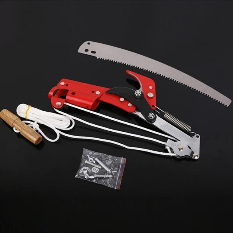 SkyCut Telescopic Tree Pruner | Telescopic Lopper with Rope Pull | SK5 Steel Blade | For Fruit Trees & High Branches