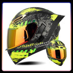 Modular Full-Face Motorcycle Helmet with Dual Visor | Fioriscas