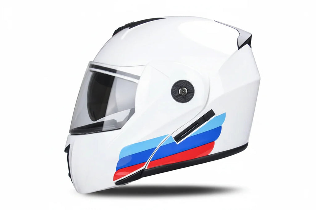 Modułowy kask motocyklowy z podwójną szybą, certyfikowany DOT | Fioriscas