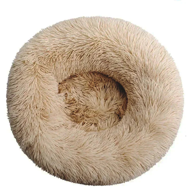 CozySphere-pehmoeläinten pyöreä peti kissoille ja koirille, liukumaton ja pestävä pohja