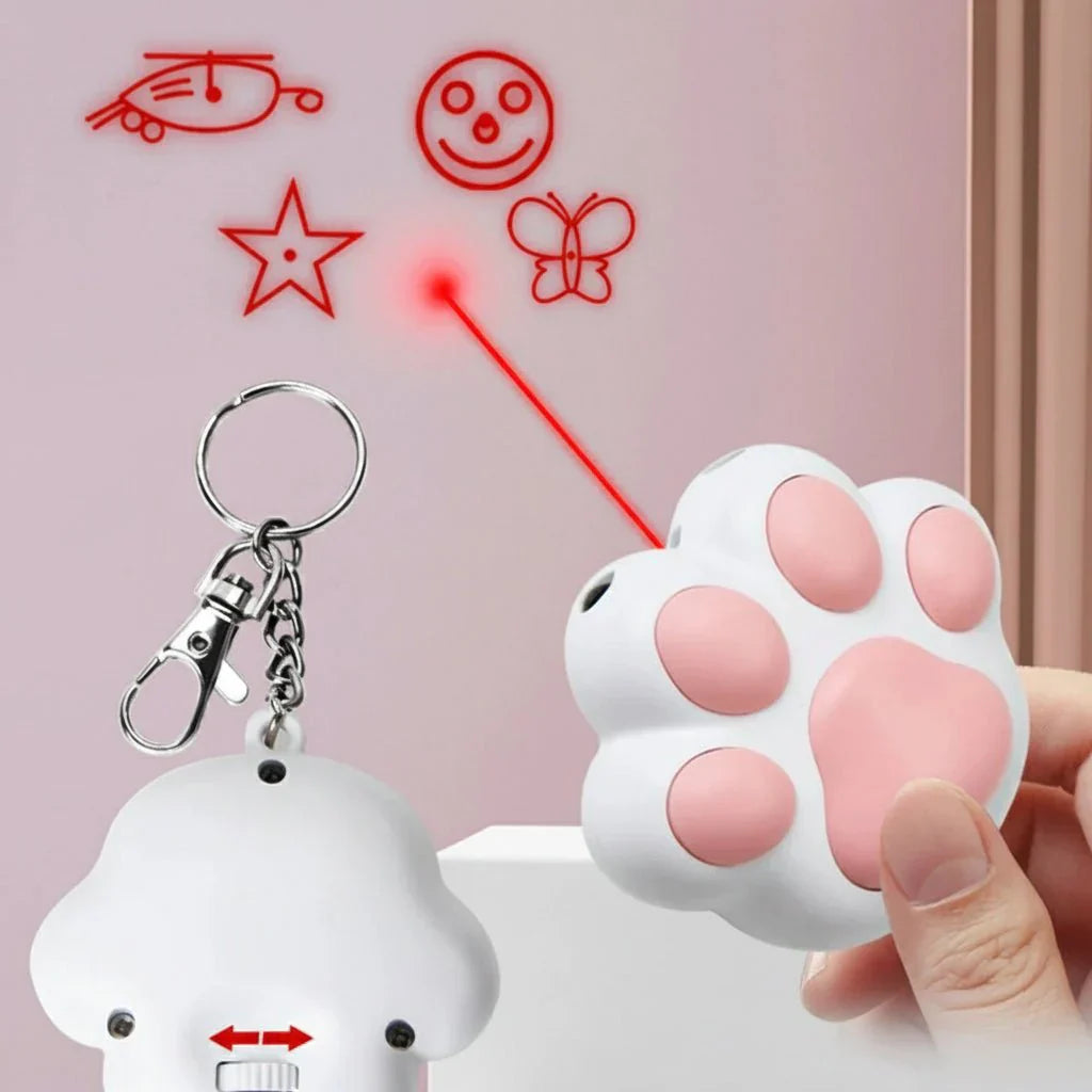 Interactive Cat Laser Toy - 5 Adjustable Light Patterns - Fioriscas