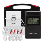 Dual-Channel TENS EMS Muscle Stimulator With 4 Electrode Pads