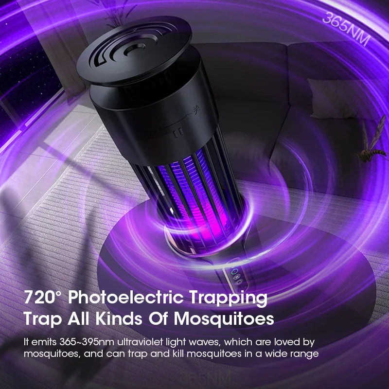 Camping Lantern and USB Bug Zapper, 2-in-1 Rechargeable Light