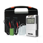 Dual-Channel TENS EMS Muscle Stimulator With 4 Electrode Pads