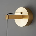 Marlow LED-vägglampa i koppar, uppåtriktat ljus, svart eller guld