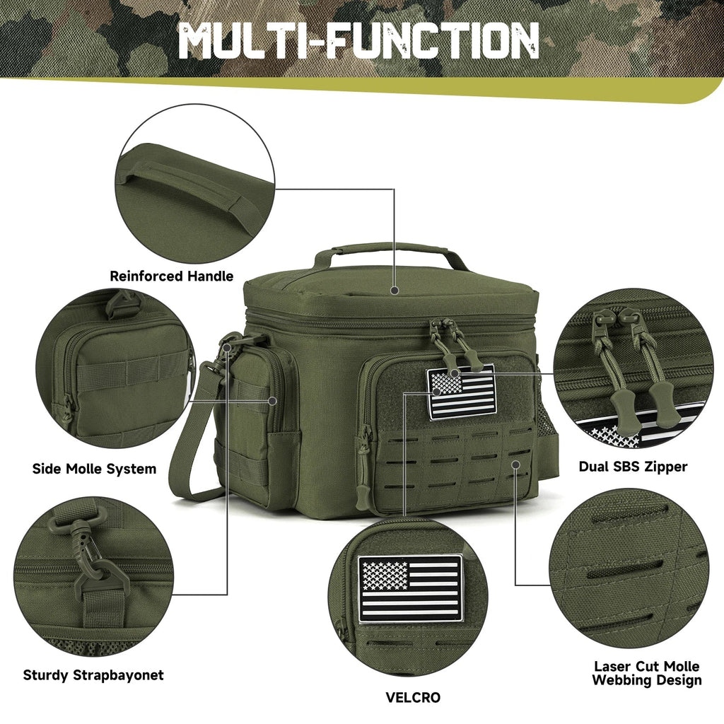 Trailforge Insulated Lunch Bag With Leakproof Cooler Lining