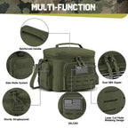 Trailforge Insulated Lunch Bag With Leakproof Cooler Lining