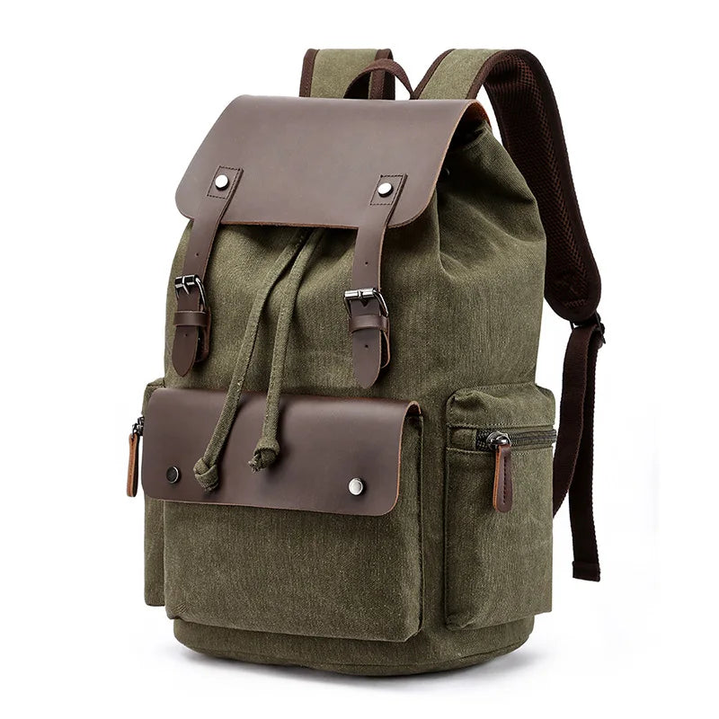 Batoh Ridgewell Vintage Canvas s kapsami proti krádeži, 20–35 l