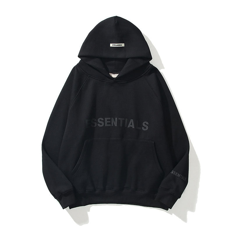 Essentials | Fear of God | Vetoketjullinen huppari kengurutaskulla