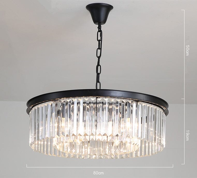 Liora K9-krystalpendel, konvertibel lysekrone og loftslampe