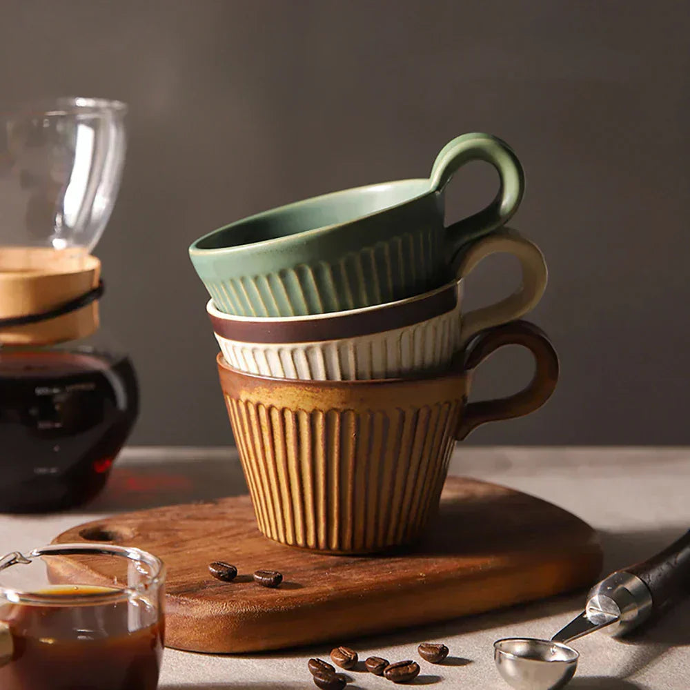 Hearthside Handmade Ceramic Mugs for Everyday Coffee & Tea